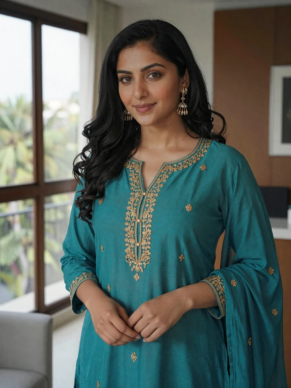 Beautiful Bangladeshi woman in traditional dress looking for international marriage
