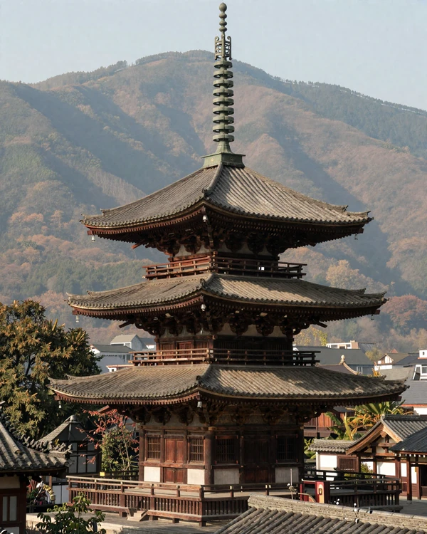 Traditional East Asian cultural architecture representing the broader region