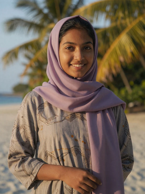 Aminath, 26 years old from Hulhumalé, Maldives