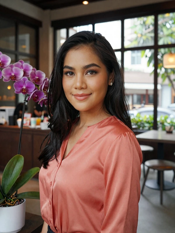 Beautiful Thai woman in traditional silk dress representing Thai mail order brides seeking American husbands